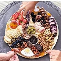 Charity Leaf Disposable Palm Leaf 10" Round Plates (200 pieces) Bamboo Like Serving Platters, Disposable Boards, Eco-Friendly Dinnerware For Weddings, Catering, Events