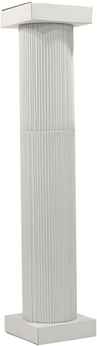 Anderson's 6 Foot White Traditional Columns Kit, Set of 2, Decorations, Props, Photo Booth, Photo Ops, Prom, Homecoming, Event Décor