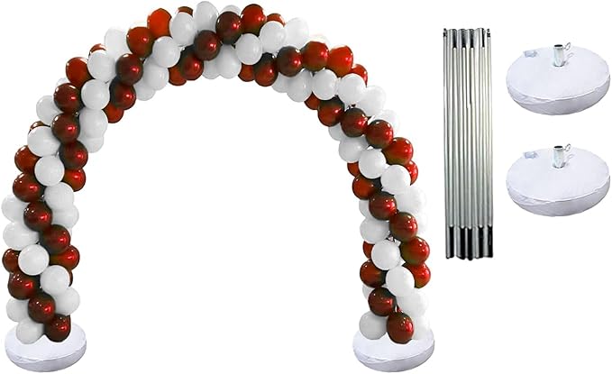 Balloon Arch DIY Professional Kit with St. Valentine's Day Red and White Balloons (1/Pkg) Pkg/1