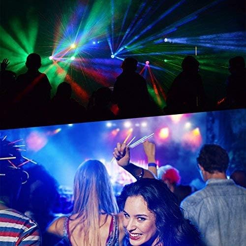 Litake 36 LED Stage Lights,DJ Par Lights Sound Activated,DMX & Remote Controlled LED Uplights for Events Wedding Dance Floor Party DJ Live Show-6 Packs