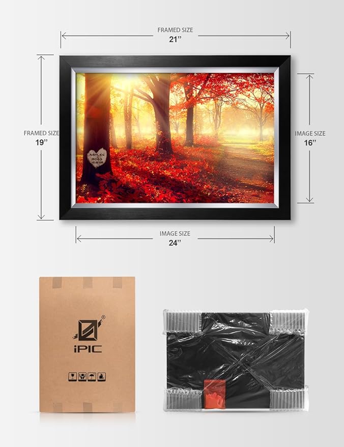 IPIC - You Are My Sunshine, Personalized Canvas Wall Art with Names and Date on for Home Decor, Customized Gift for Anniversary,Wedding,Birthday and Holidays.