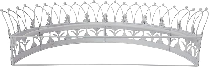 Creative Co-Op Decorative Metal Curtain or Canopy Crown