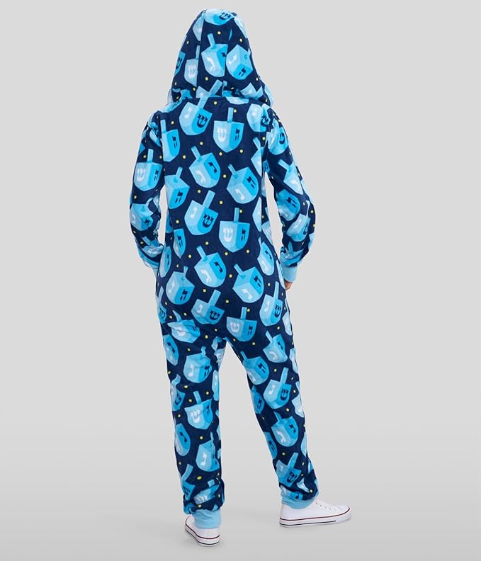 Tipsy Elves Christmas Onesies for Adults - Comfy Unisex Matching Holiday Jumpsuits with Convenient Pockets