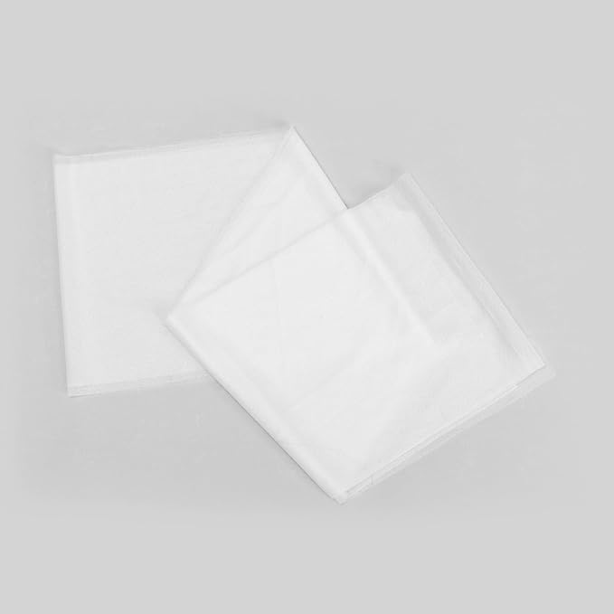 VDS Pack of 250, Ivory, Sheer Chiffon Chair Sashes Bows Chair Cover Back Tie Ribbon for Wedding Birthday Baby Shower Engagement Ceremony Event Party Banquet Restaurant Dining Chair Decoration