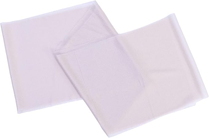 VDS Pack of 50, Nude, Sheer Chiffon Chair Sashes Bows Chair Cover Back Tie Ribbon for Wedding Birthday Baby Shower Engagement Ceremony Event Party Banquet Restaurant Dining Chair Decoration