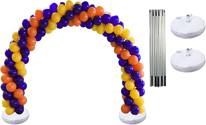 PMU DIY Professional Balloon Arch Deluxe Kit (Multicolor) Balloon Garland for Party Decoration, Decoration Kit for Birthday Party, Wedding, Graduation, Baby Shower (41692-61646) Pkg/1