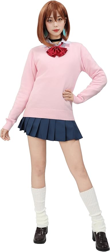 DAZCOS Ayase Cosplay Costume Adults Women US Size Anime Outfit Japanese JK Uniform Suit Dress for Halloween Party