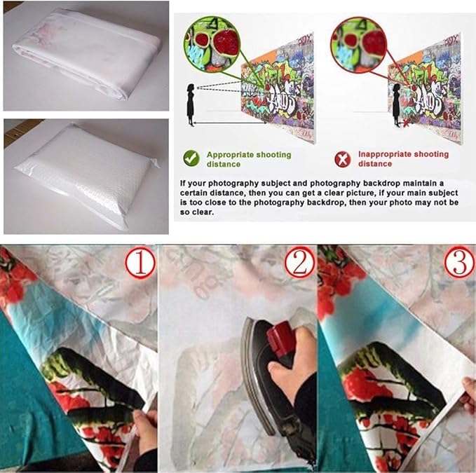 Halloween Night Cemetery Gate Jack O'Lantern Graveyard Full Moon Bats Backdrop for Trick or Treat Party Decorations Photography Background Studio Props 20x10ft(600x300cm)
