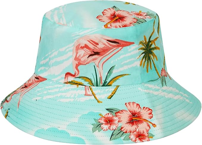 EISHOPEER Men's Flower Hawaiian Sets Casual Short Sleeve Shirt and Shorts Suits Outfits with Bucket Hats