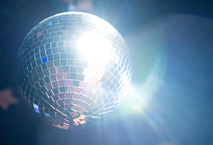 The Dreidel Company Mirror Disco Ball 36-Pack Variety, Silver Hanging Ball with Attached String for Ring, Reflects Light, Fun Party Home Bands Decorations, Party Favor (72-Pack Variety)