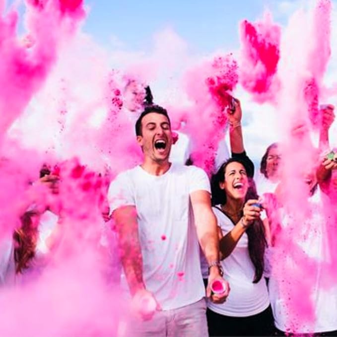 COLOR BLAZE Baby Gender Reveal Powder - Color Powder For Car & Motorcycle Burnout, Toss, Photoshoot, Party & Festival - Pink & Blue - Combo Pack of 2 Bags - 10 Pounds in Bulk (5 Pounds Each)