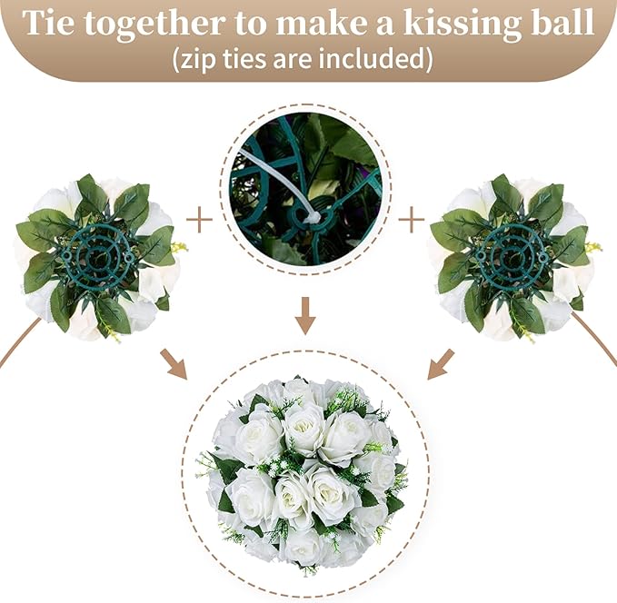 Sziqiqi Artificial Flowers Silk Rose Flowers for Wedding Centerpiece Party Birthday Anniversary Floral Arrangement Decorations