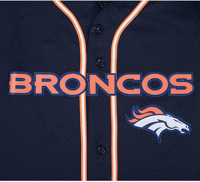 Pro Standard Mens NFL Mesh Button Down Top