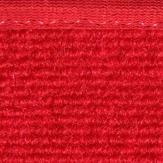 House, Home and More Red Carpet Aisle Runner - 4 Ft x 40 Ft - Real Carpet, Bound Edges, Low Pile Height, Stain Resistant, Event Runway Rug for Wedding, Hollywood Movie Award Ceremony Party Decoration