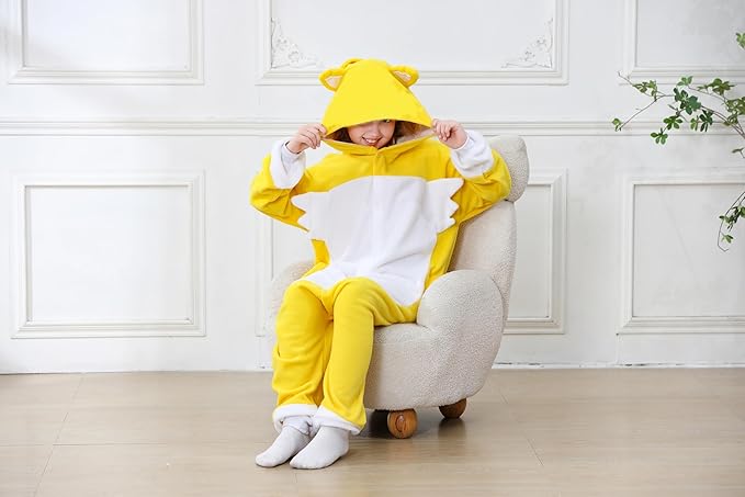 Unisex Animal Onesie Pajamas One Piece Cosplay Costume for Halloween