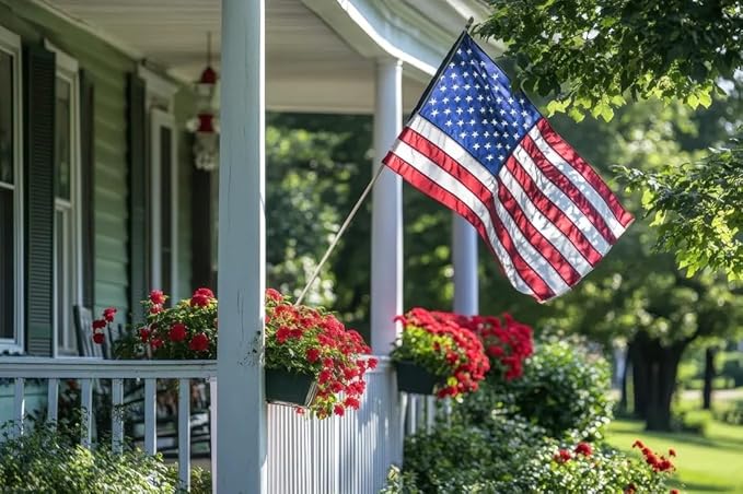 Premium American Flag - 4' x 6'– Hand-Stitched Detail & Embroidered Stars | US Sourced Materials | Built with Pride in the US