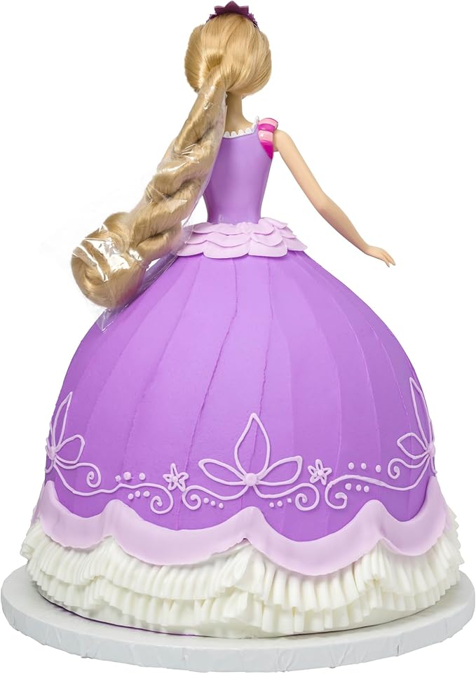 DecoPac Disney Princess Doll Signature Cake DecoSet Cake Topper, Plastic, Rapunzel, 11"