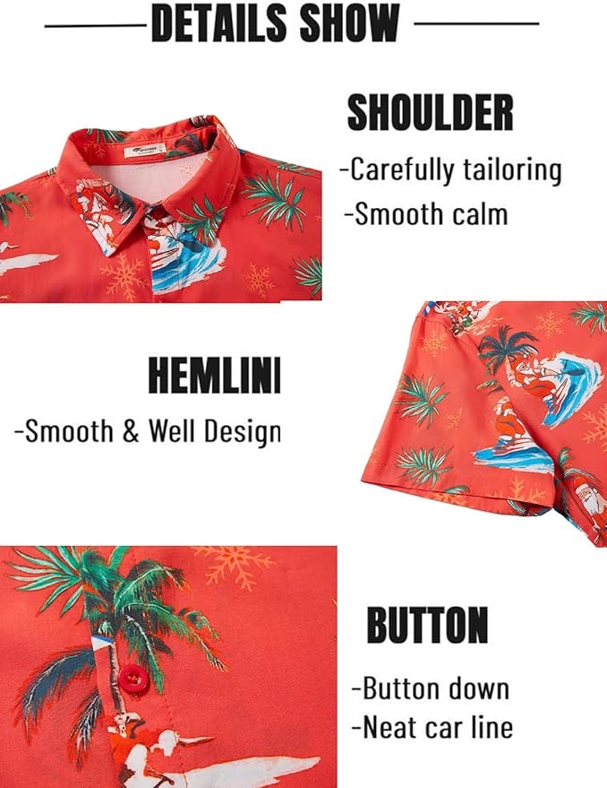 EISHOPEER Men's Flower Hawaiian Sets Casual Short Sleeve Shirt and Shorts Suits Outfits with Bucket Hats