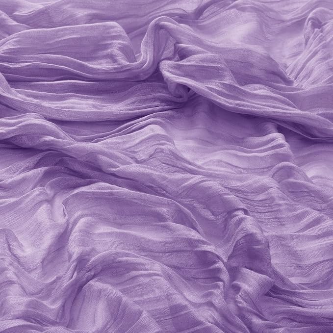 50 Pack Lavender Purple Cheesecloth Napkins Spring Cloth Napkins Set of 50 Dinner Napkins Bulk 21x21 Inches for Wedding Bridal Shower Baby Shower Valentine's Day