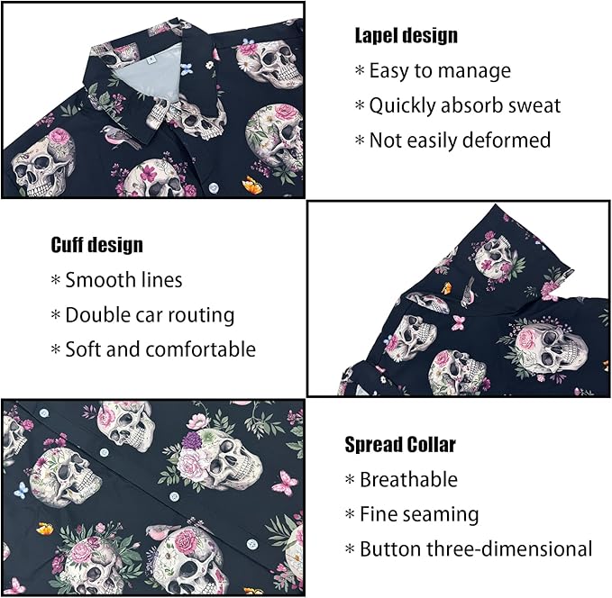 Men's Hawaiian Shirt and Shorts Set 2 Piece Beach Outfits with Bucket Hats for Beach Days and Summer Vibes