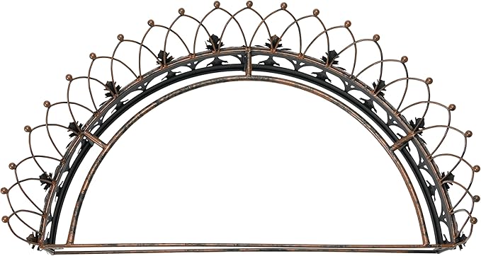Creative Co-Op Metal Curtain Crown