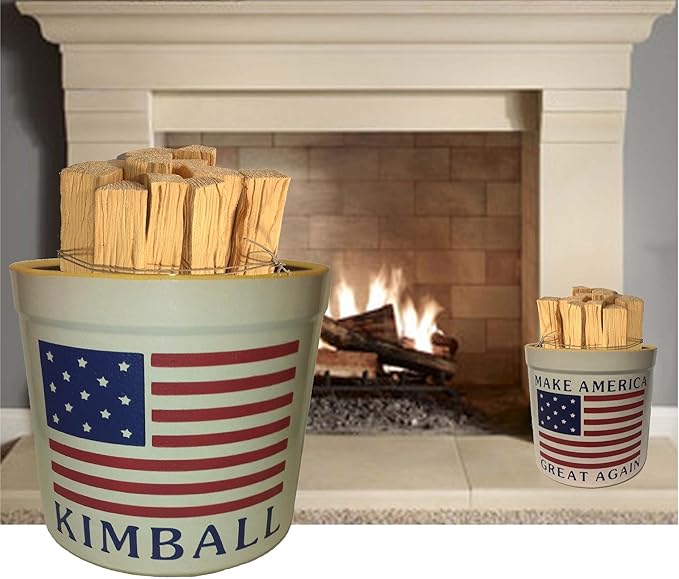 2 Gallon Personalized Stoneware Crock - American Flag