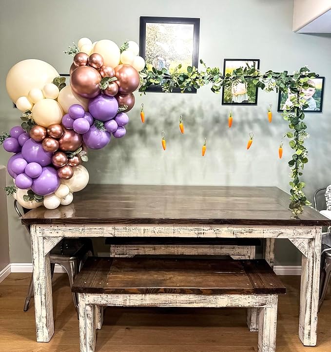 LANGXUN Meatl Table Balloon Arch Kit, Adjustable 16''-56'' Tall 29"-98" Length Table Stand, For Birthday Party Wedding & Graduation Decorations, Christmas Decort Baby Shower Party Supplies (Black)