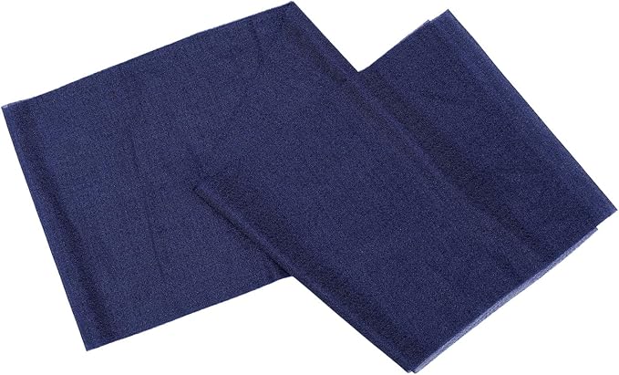VDS Pack of 250, Navy Blue, Sheer Chiffon Chair Sashes Bows Chair Cover Back Tie Ribbon for Wedding Birthday Baby Shower Engagement Ceremony Event Party Banquet Restaurant Dining Chair Decoration