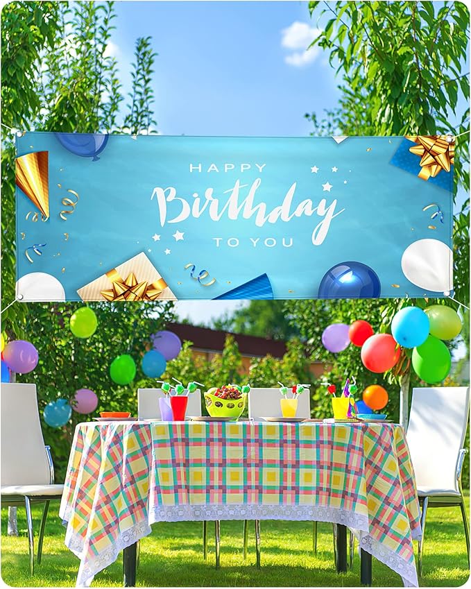 Custom Vinyl Banners and Signs Customize for Business Outdoor, Personalized Banner Customize with Logo Text for Party Birthday, Customized Banner Decoration for Graduation Wedding Event 6'x15'