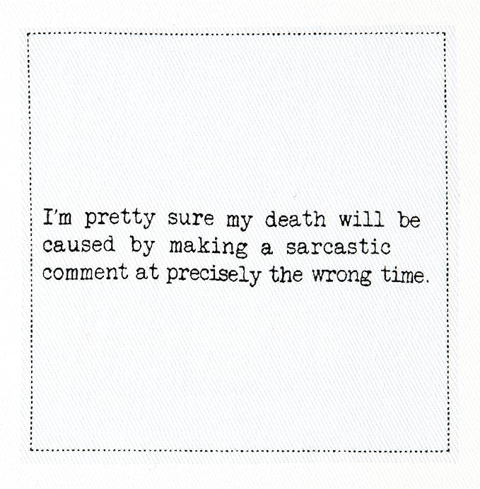 Five Star Funny Snarky Quotes | White Cotton Cocktail Napkins | 50 Luxury Disposable Beverage Napkins with Witty Bar Quotes | Drink Napkins for Parties, Bars, Weddings & Game Nights