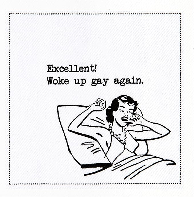 Five Star Funny Pride Graphics Quotes | White Cotton Cocktail Napkins | 50 Luxury Disposable Beverage Napkins with Witty Bar Quotes | Drink Napkins for Parties, Bars, Weddings & Game Nights