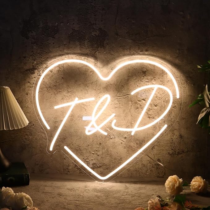 Custom Neon Signs, Personalized Neon Sign for Valentines Day Decor, Customizable Wedding and Birthday Party Decorations Valentines Gifts
