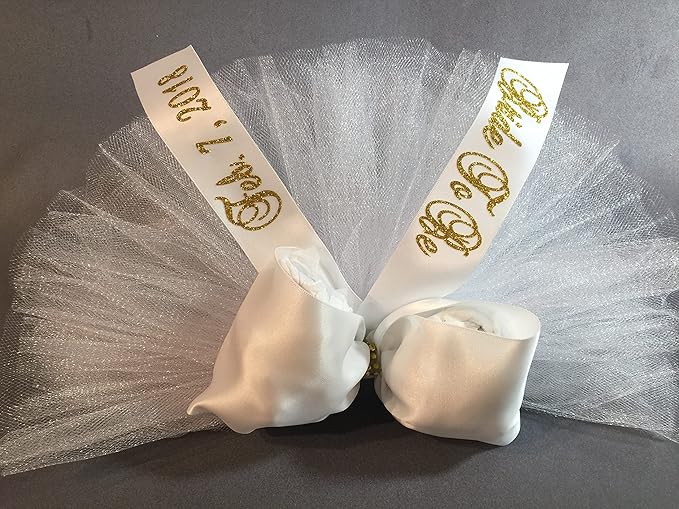 Bridal Shower Booty Veil, Booty Cover, Bikini Veil