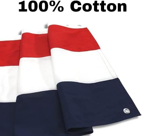 American Flag Bunting Election Reelection Decorations, Patriotic Banner Outside,30 Feetx24",USA Red White Blue Outdoor Banners Buntings