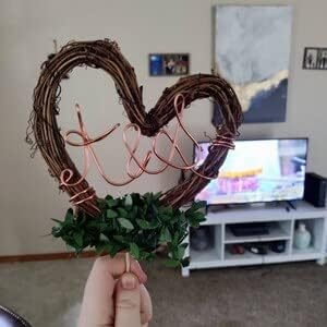 Personalized Enchanted Forest Cake Topper – Rustic Woodland Wedding Decor with Couple's Initials – Jungle or Mountain Theme Ceremony Keepsake