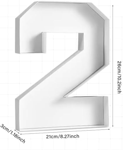 2026 Number Charcuterie Board Set – 4 Fillable Food Trays for Graduation Party, Birthday and Christmas – White Cardboard Number Boxes for Snacks, New Years Serving Tray Tabletop Christmas Decor