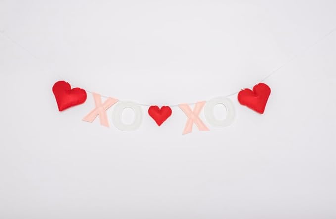 Reusable Interchangeable Holiday Felt Garland/Banner Set – Includes Valentine’s Day, Easter, 4th of July, Halloween, Thanksgiving, Christmas, Happy Birthday, and Congratulations Designs