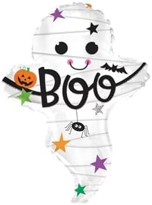 PMU 25 Pc Mummy Ghost 25in Balloon for Halloween Party Spooky Decorations