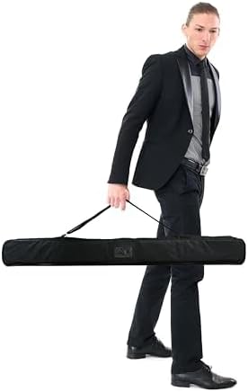 Custom Retractable Banner with Aluminum Frame - Portable, Durable & Easy Setup - For Events, Promotion & Advertising (Black Stand, 33"x81")