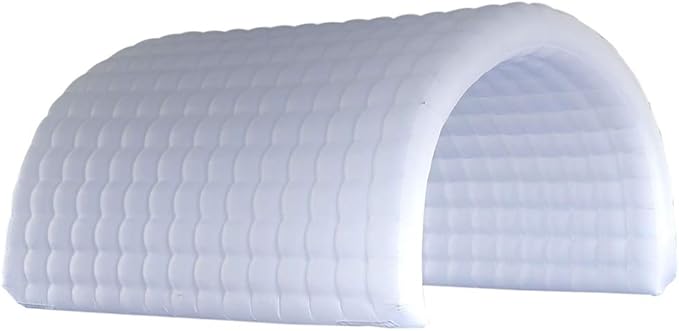 SAYOK Inflatable Tunnel Sports Tunnel Entrance Inflatable Tunnel Tent for Party Event Wedding Exhibition Promotion(Gray, 29.5 x 6.56 x 8.2ft)