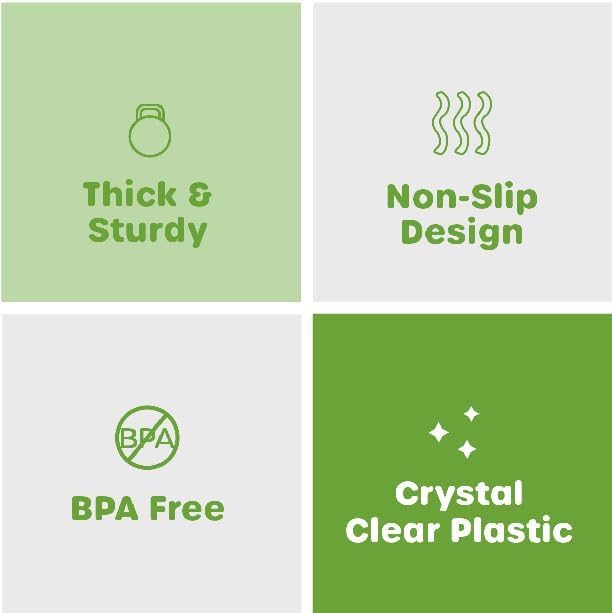 Comfy Package [Case of 1,000 9 oz. Crystal PET Clear Plastic Cups for Party - Ideal for Cold Beverages, Smoothies, and Parties