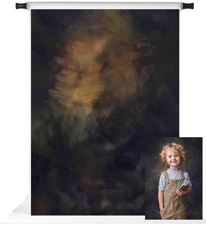 Kate 6.5x10ft Retro Photography Backdrop Brushed Painted Abstract Background Studio Backdrops