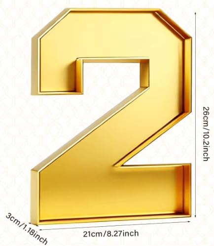 2026 Number Charcuterie Board Set – 4 Fillable Food Trays for Graduation Party, Birthday and Christmas – Gold Cupcake Holder for Snacks – New Years Serving Tray – Tabletop Christmas Decor