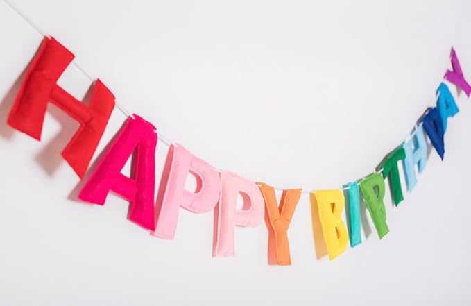 Reusable Interchangeable Holiday Felt Garland/Banner Set – Includes Valentine’s Day, Easter, 4th of July, Halloween, Thanksgiving, Christmas, Happy Birthday, and Congratulations Designs