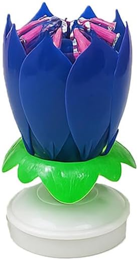 PMU 12 Pack Birthday Candles, Cake Candles, Safe for use Does not Contain Sparklers, Fireworks - Blue