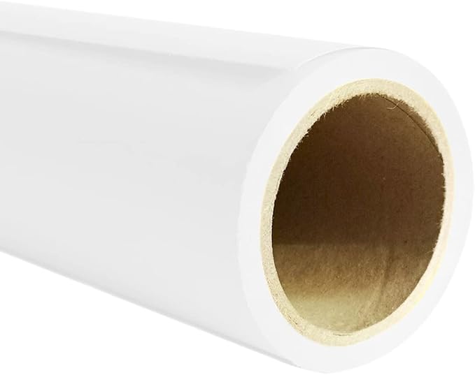 Seamless Photo Photography Backdrop Paper, Photo Background Paper Roll (Snow, 107”x19.5')