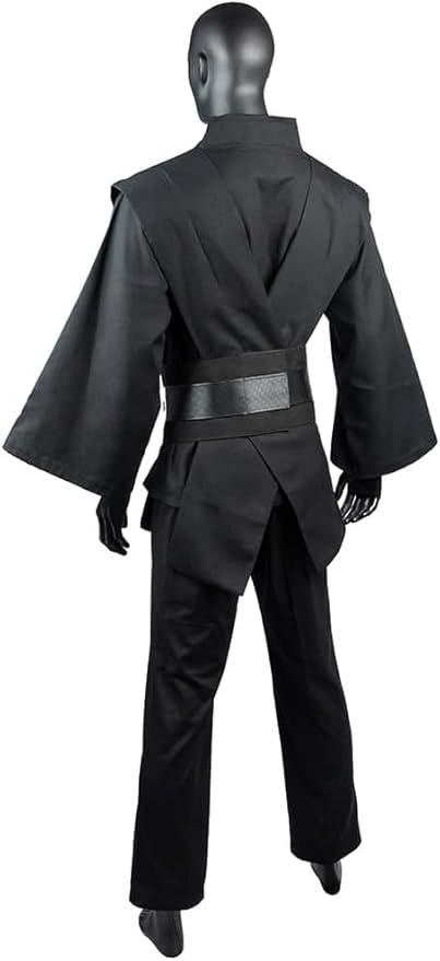 Tunic Costume Adult Men Tunic Robe Cosplay Halloween Costume Hooded Uniform Full Set Cloak Outfit