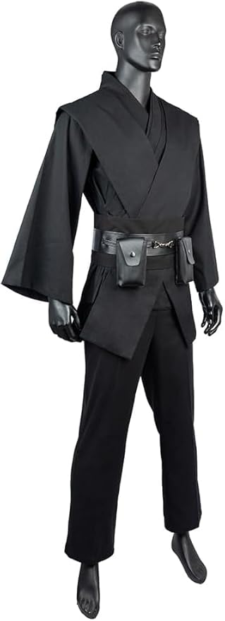 Tunic Costume Adult Men Tunic Robe Cosplay Halloween Costume Hooded Uniform Full Set Cloak Outfit