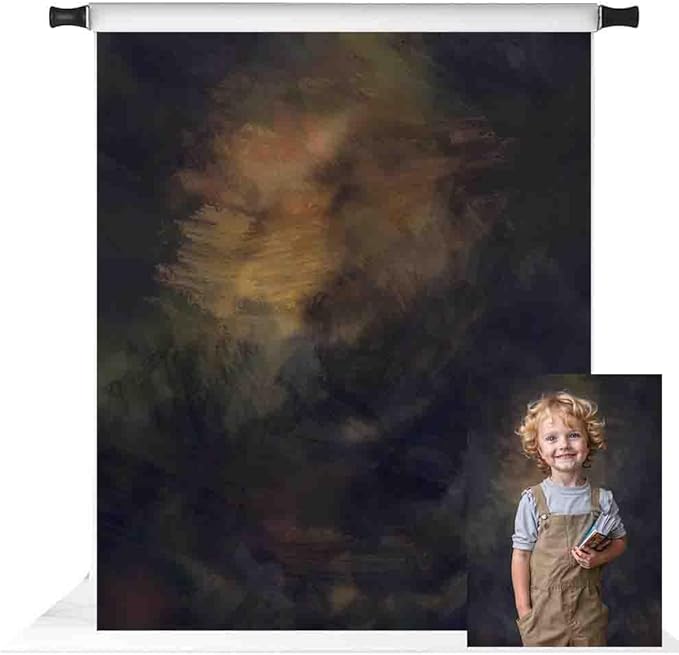 Kate 5x7ft Brown Vintage Photography Backdrop Retro Abstract Painted Background Studio Backdrops
