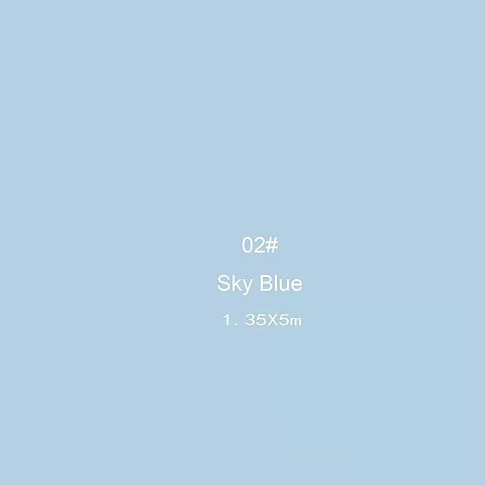 Seamless Photo Photography Backdrop Paper, Photo Background Paper Roll (Sky Blue, 107”x19.5')